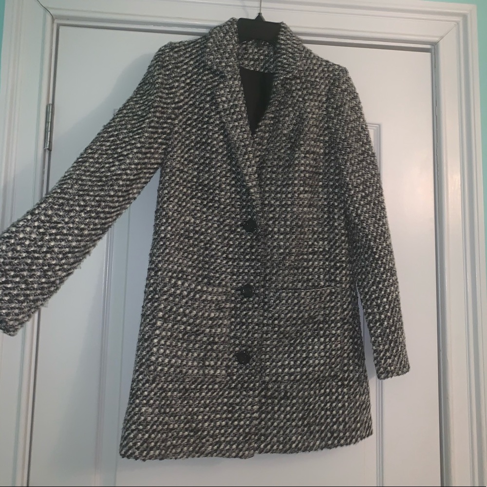 Forever 21 Tweed Style Coat. Size small - Picture 2 of 5